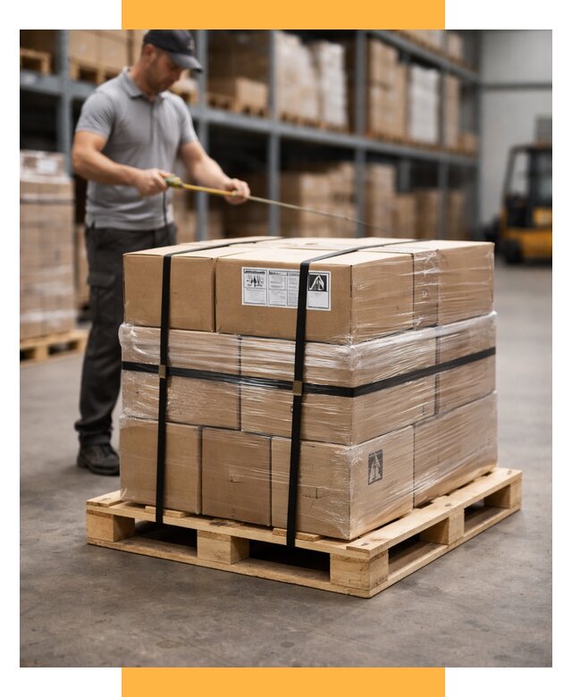 Упаковка и паллетирование грузов от 3628 р. | СетСервис-Гбх