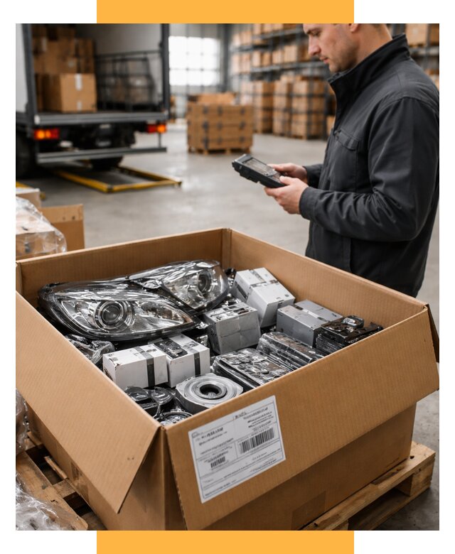 Доставка автозапчастей из Европы под ключ от 12958 р. | СетСервис-Гбх