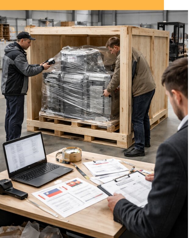 Доставка промышленного оборудования из США от 67379 руб