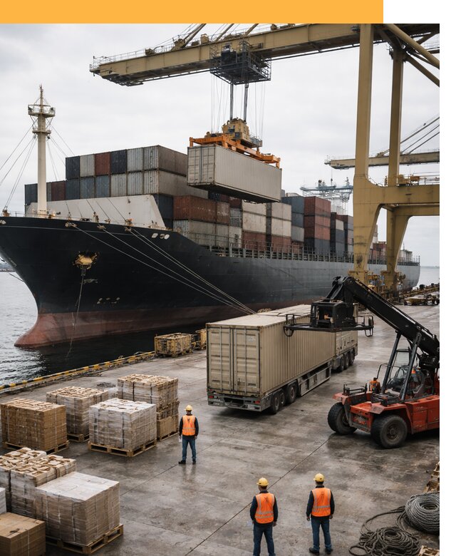 Морские перевозки из Индии: доставка FCL/LCL, таможня от 124392