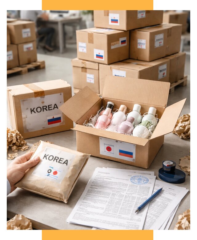 Доставка косметики из Кореи от 8811 р. под ключ | СетСервис-Гбх