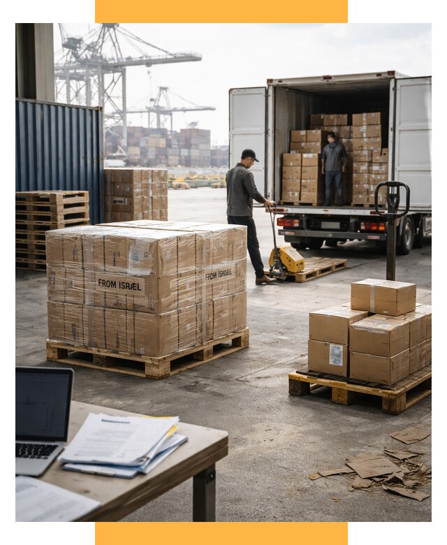 Доставка грузов из Израиля от 15549 р., логистика от СетСервис-Гбх