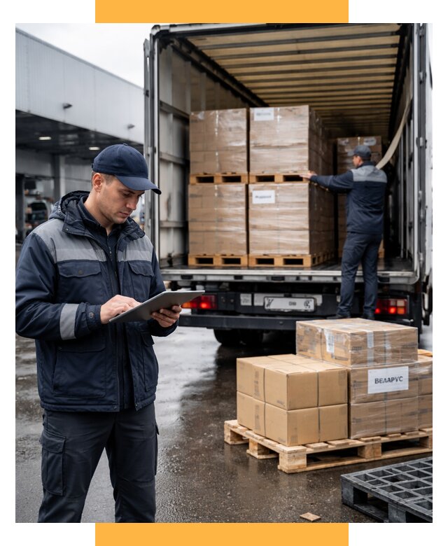 Доставка грузов из Беларуси от 15549 р. логистика СетСервис-Гбх