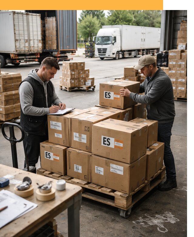 Доставка грузов в Испанию автотранспортом от 36281 руб