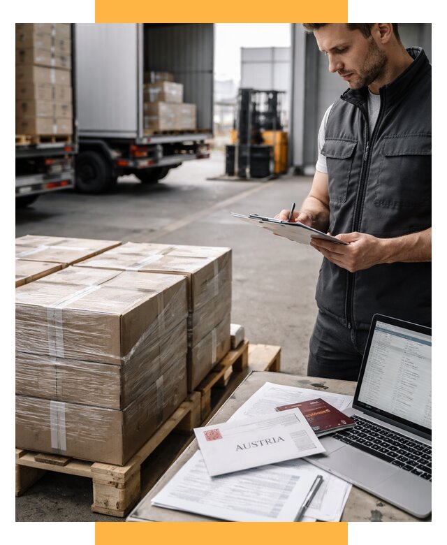 Доставка в Австрию от 67379 р. Логистика и экспорт СетСервис-Гбх