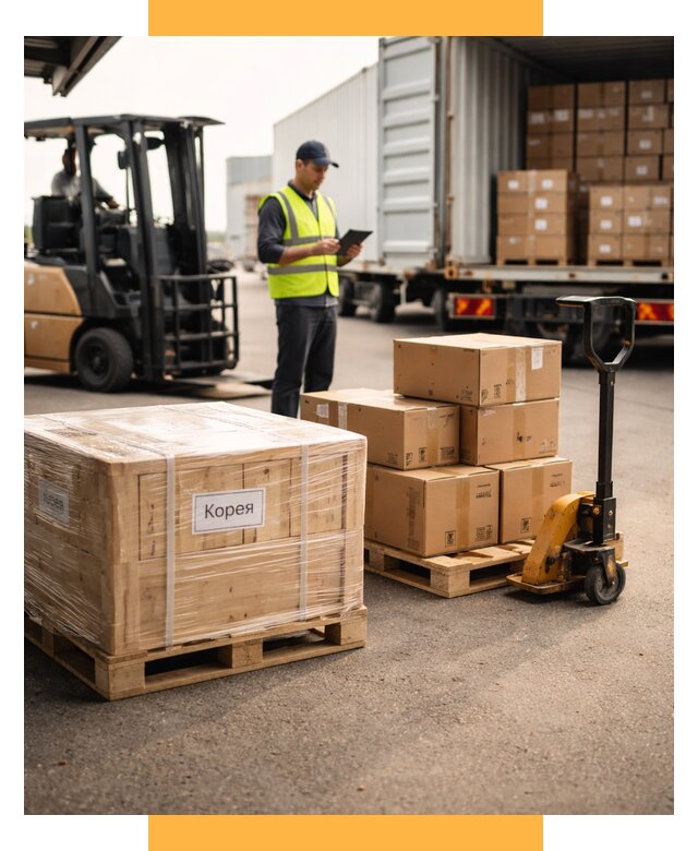 Доставка грузов в Корею из России от 36281 р. | СетСервис-Гбх