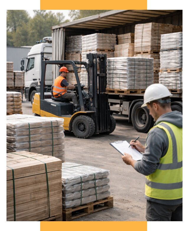 Перевозка строительных материалов от 5701 р. | СетСервис-Гбх