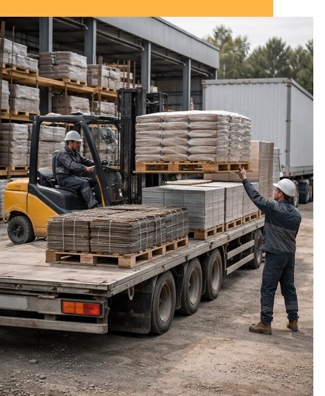 Перевозка строительных материалов по миру от 5701 руб