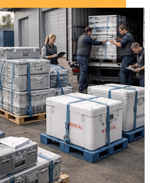 Перевозка медицинского оборудования по всему миру от 15549 руб