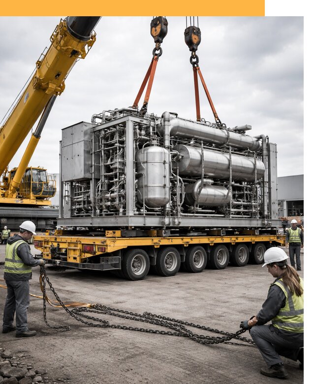 Перевозка тяжеловесных грузов по миру от 155490 руб