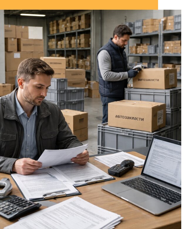 Таможенное оформление автозапчастей по выгодным тарифам от 8811