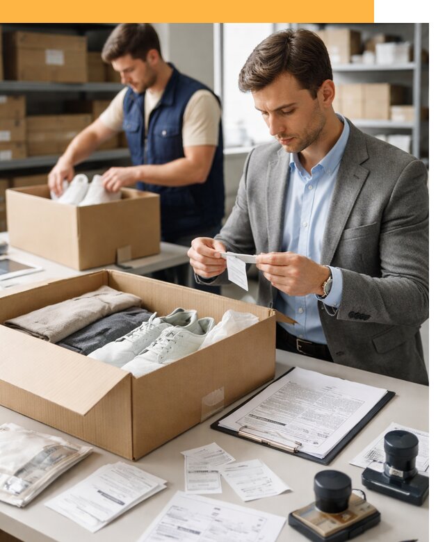 Таможенное оформление одежды и обуви по выгодной цене от 6738 руб