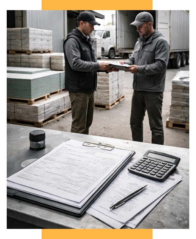 Таможенное оформление стройматериалов от 8811 р. | СетСервис-Гбх