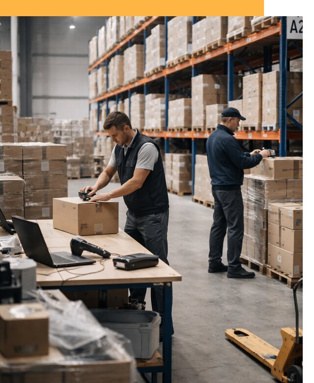 Склад консолидации в Европе: хранение, сортировка от 6738